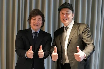 Milei con Elon Musk, en Nueva York (EFE/Presidencia de Argentina)
