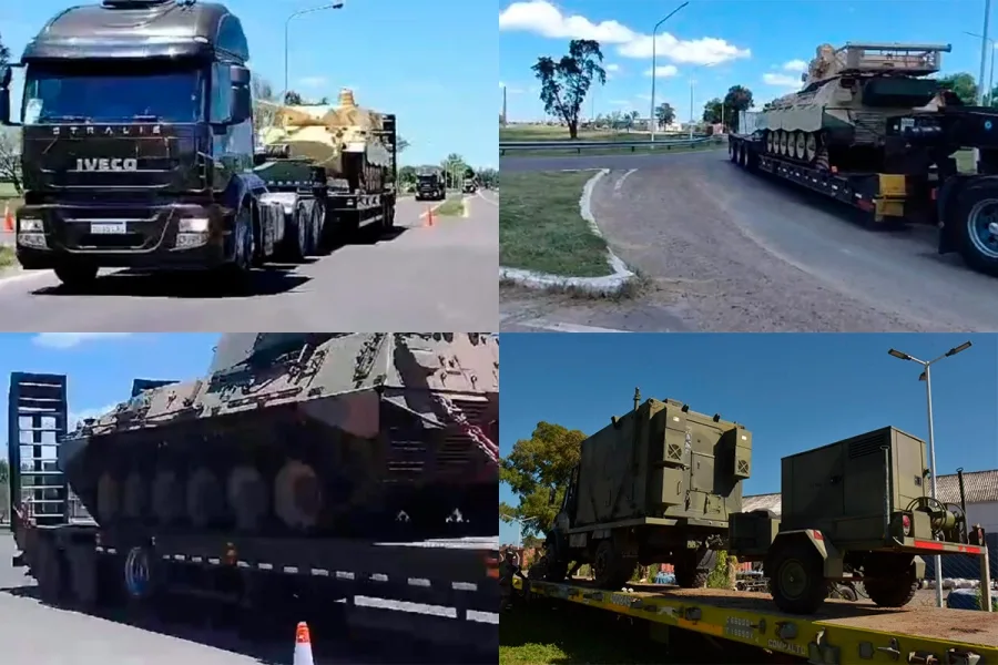 «Ejercicio Soberanía»: a qué se debió la llegada de vehículos militares a Paraná