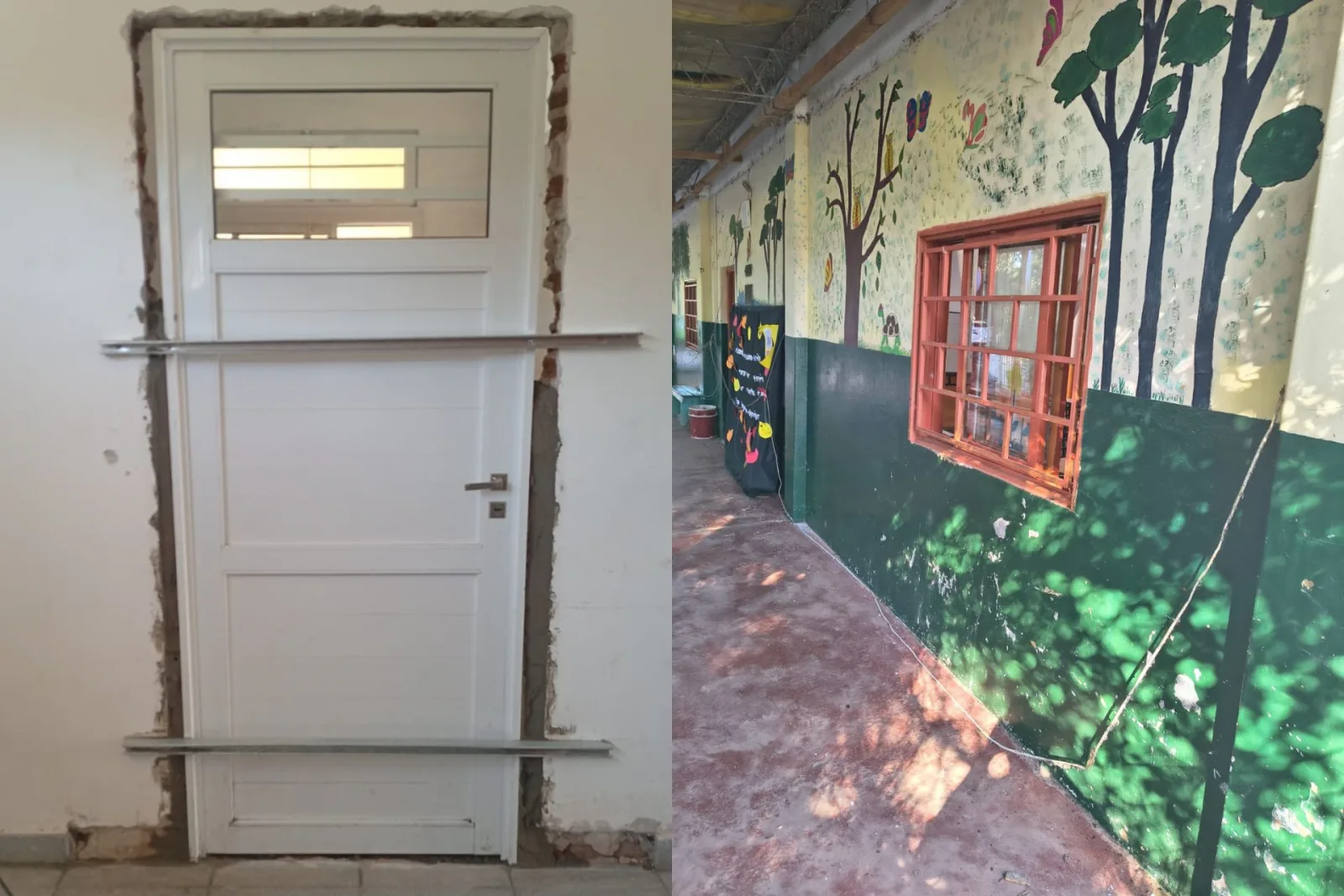 Se reparan sectores de sanitarios y cocina en escuela de Estación Yuquerí