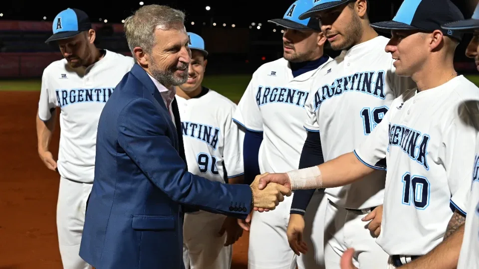Frigerio acompañó a la Selección Argentina de sóftbol en los Juegos Suramericanos