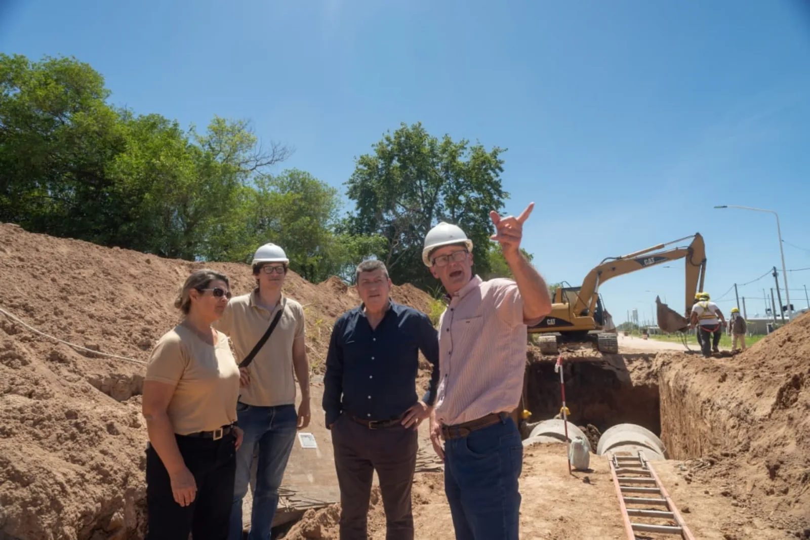 Comenzó la trama vial y los desagües pluviales del barrio 500 Viviendas de Paraná