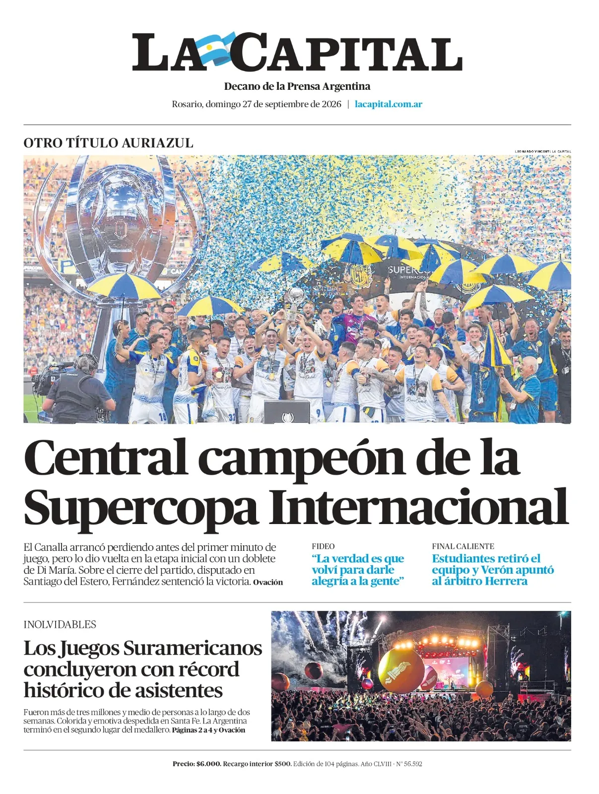 Tapa de La Capital