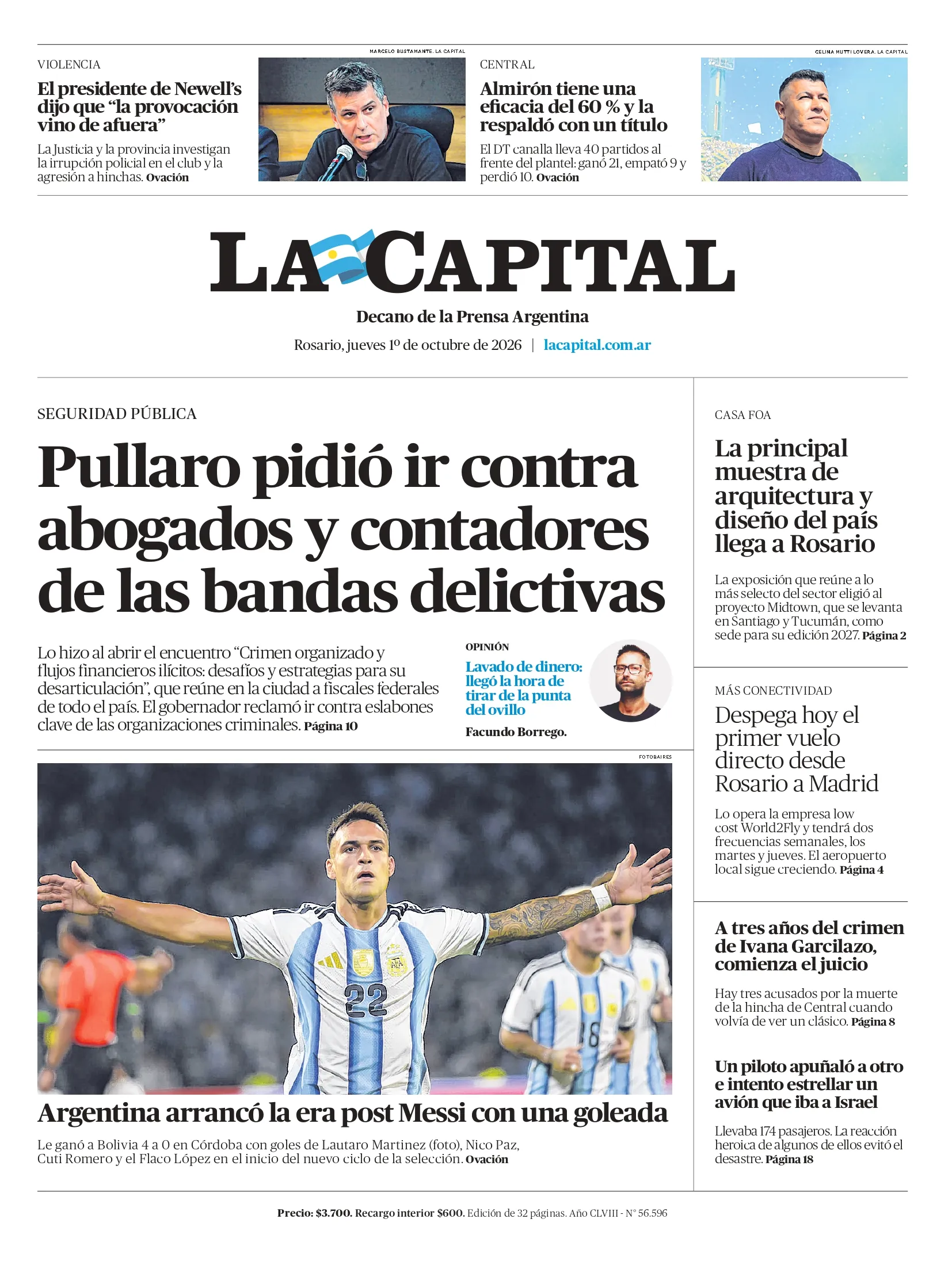 Tapa de La Capital