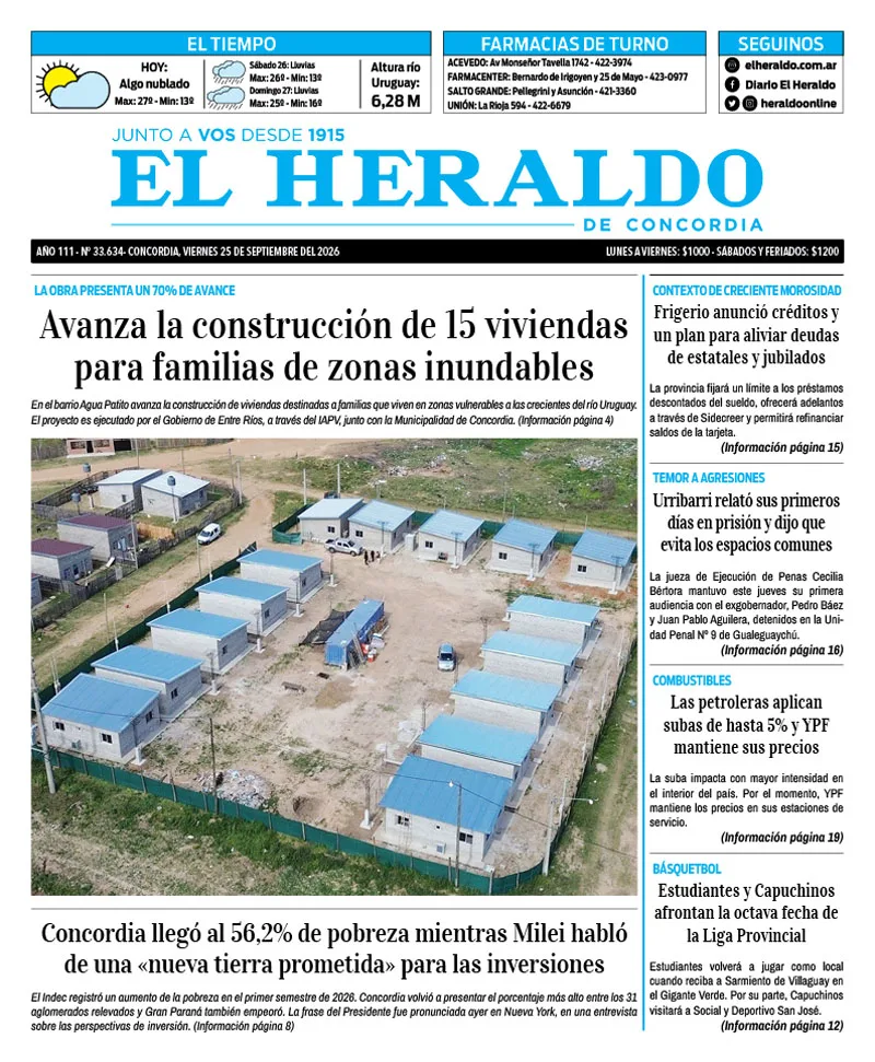 Tapa de Diario El Heraldo